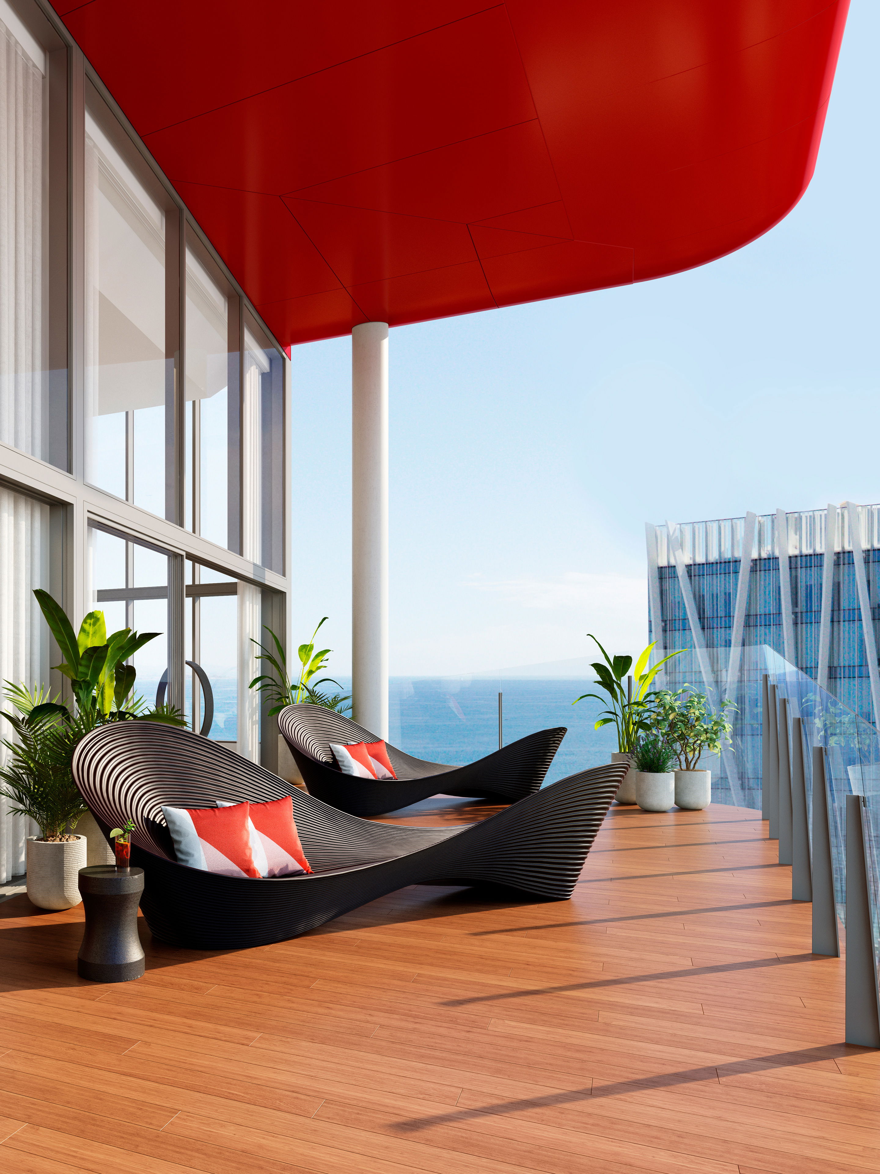 Odile Decq unveils sinuous Antares tower for Barcelona